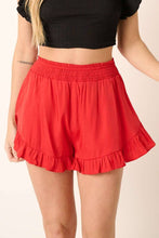 Load image into Gallery viewer, RUFFLE DETAIL SHORTS

