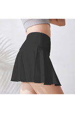 Load image into Gallery viewer, Solid color athletic skorts feature under shorts w/pockets
