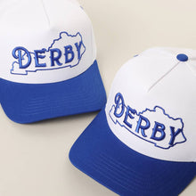 Load image into Gallery viewer, DERBY 3D Embroidered Two-Tone Trucker Hat
