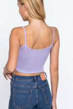 Load image into Gallery viewer, V-neck W/removable Bra Cup Cotton Spandex Cami
