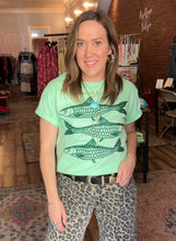 Load image into Gallery viewer, Green fish tee

