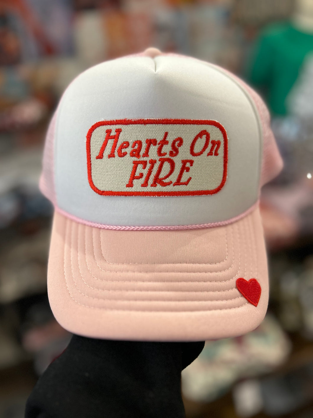 Hearts on fire trucker