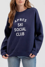 Load image into Gallery viewer, SOCIAL CLUB PRINT LONG SLEEVE KNIT TOP
