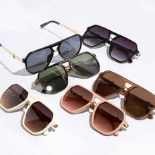 Load image into Gallery viewer, Geometric Shape Thin Frame Designed Sunglasses
