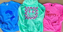 Load image into Gallery viewer, B l u e Christmas Crewneck
