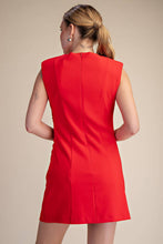 Load image into Gallery viewer, Shoulder Pads Mini Dress
