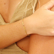 Load image into Gallery viewer, 18K Gold PVD Stainless Steel Cross Chain Bracelet
