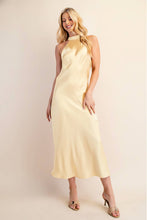 Load image into Gallery viewer, Halter Neck Open Back Dress
