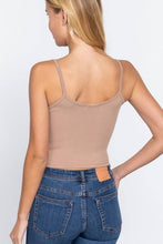 Load image into Gallery viewer, Sweetheart Neck Heavy Rib Knit Cami Top
