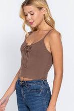 Load image into Gallery viewer, Sweetheart Neck Heavy Rib Knit Cami Top
