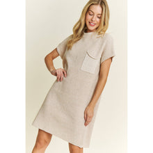 Load image into Gallery viewer, CLASSIC DROP SHOULDER SWEATER KNIT MINI DRESS
