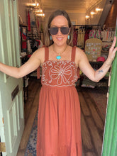 Load image into Gallery viewer, Embroidered maxi dress

