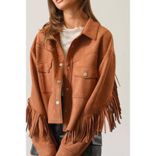 Load image into Gallery viewer, HF25A974-Fringe Detail Western Jacket
