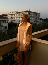 Load image into Gallery viewer, Gingham Tie Strap Mini Dress
