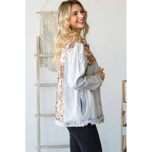 Load image into Gallery viewer, Sequin Denim Jacket
