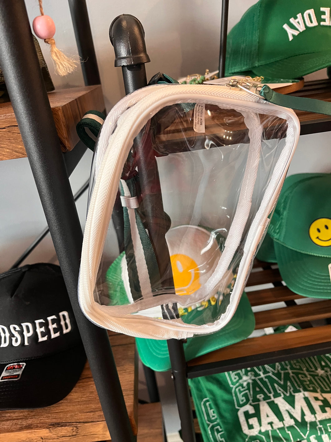 Clear belt bag