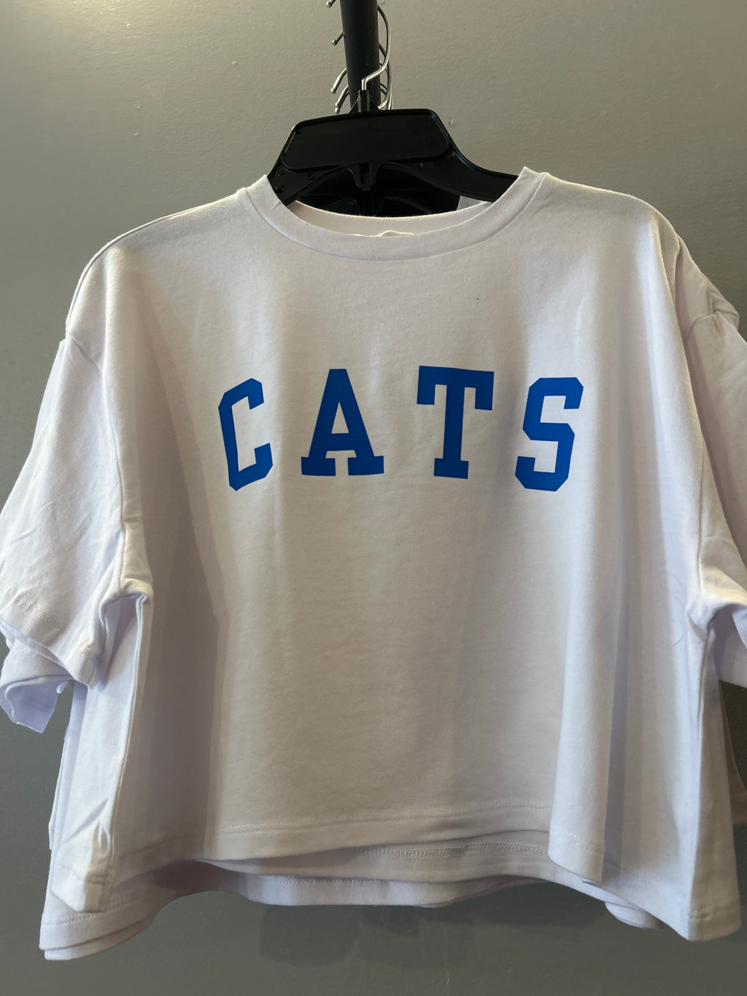 Cats cropped tee