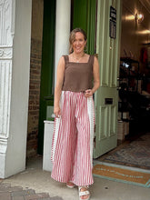 Load image into Gallery viewer, Candy stripe eyelet pants
