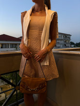 Load image into Gallery viewer, Gingham Tie Strap Mini Dress
