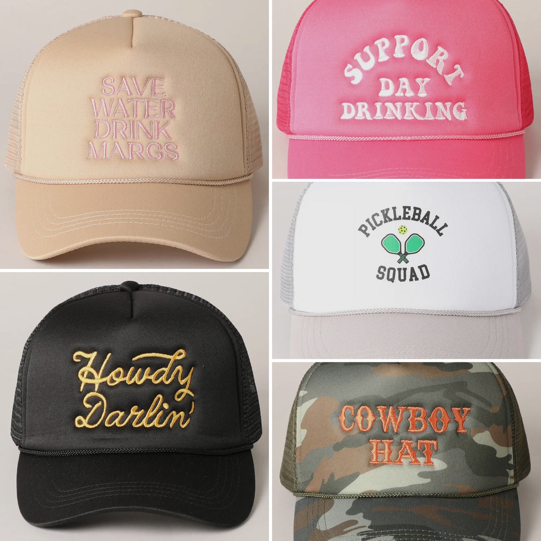 Trucker hats