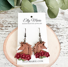 Load image into Gallery viewer, EM Derby clay earrings
