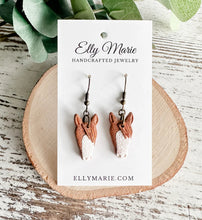 Load image into Gallery viewer, EM Derby clay earrings
