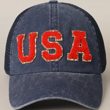 Load image into Gallery viewer, USA patch hat
