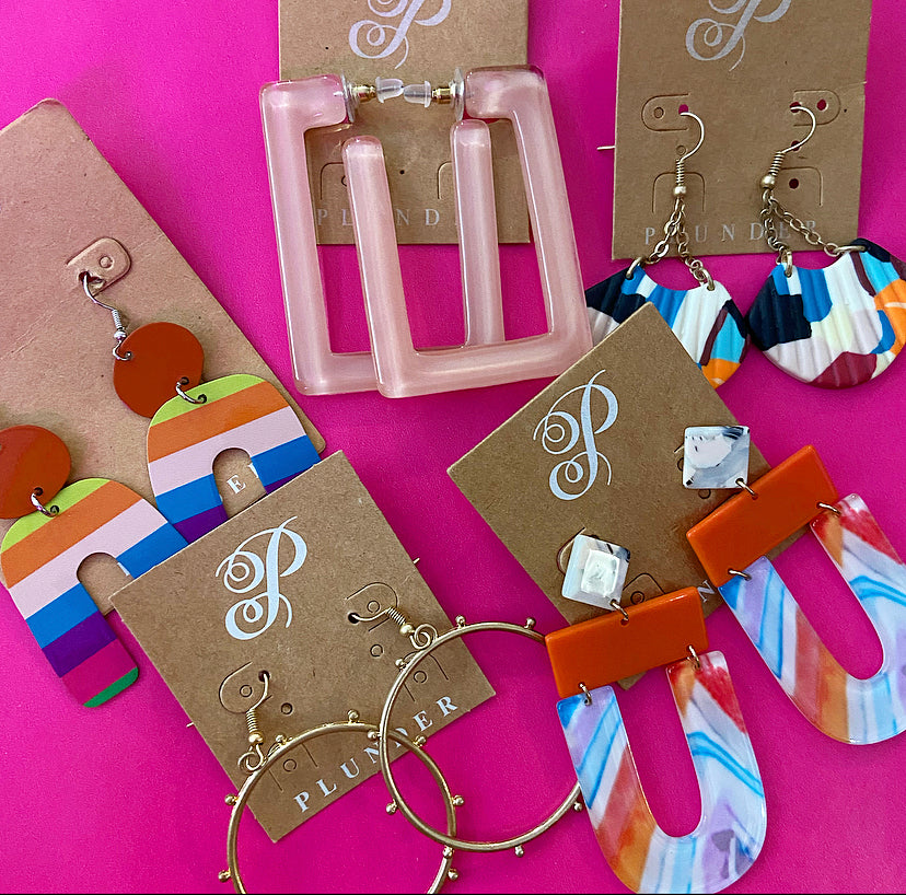 Plunder earrings 8.18