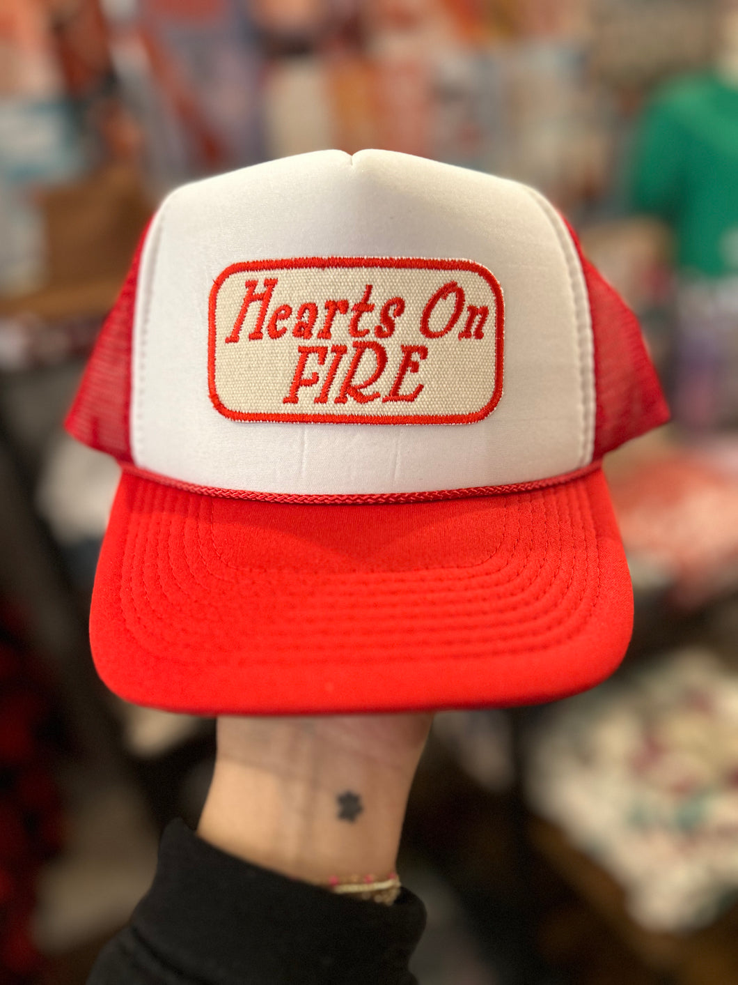 Hearts on fire trucker