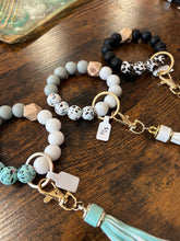 Load image into Gallery viewer, Rubber beaded keychains
