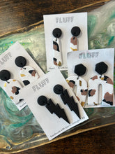 Load image into Gallery viewer, Fluff clay earrings
