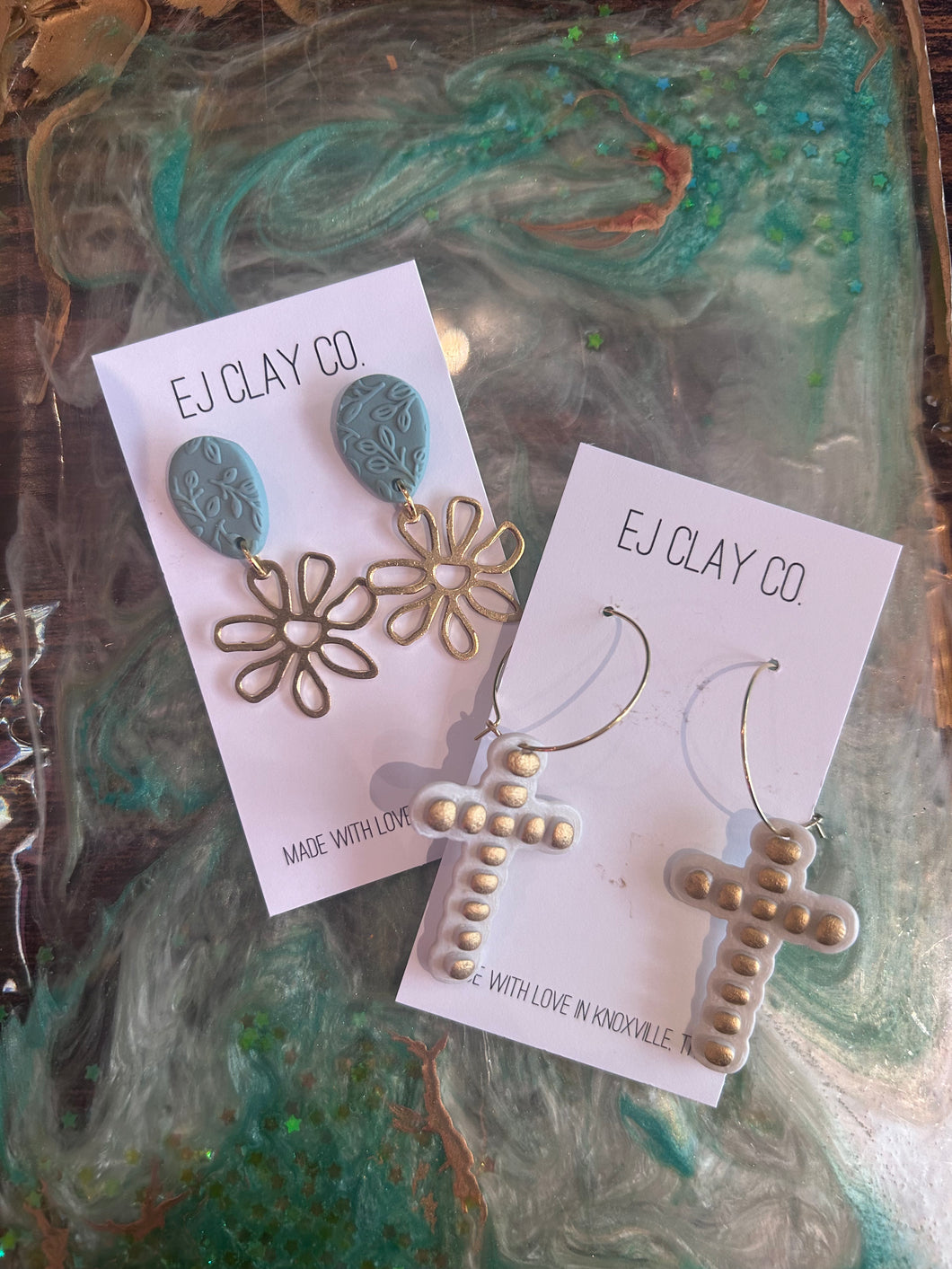 Clay earrings 3.20