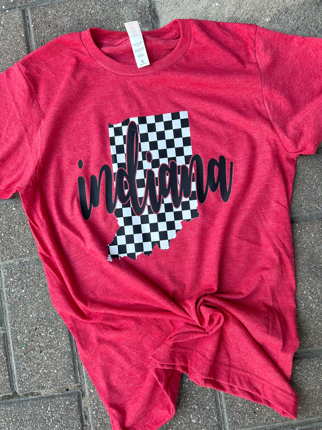 Indiana checker tee