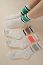Load image into Gallery viewer, Color Block Crew Socks
