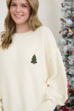 Load image into Gallery viewer, MERRY CHRISTMAS MULTICOLOR CREWNECK KNIT SWEATER
