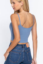 Load image into Gallery viewer, V-neck W/removable Bra Cup Cotton Spandex Cami
