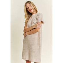 Load image into Gallery viewer, CLASSIC DROP SHOULDER SWEATER KNIT MINI DRESS
