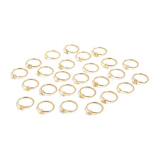 Load image into Gallery viewer, 18k Gold Initial Letter Stacking Rings
