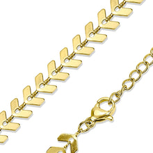 Load image into Gallery viewer, Stainless Steel Chevron Chain Necklace for Women
