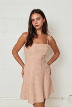 Load image into Gallery viewer, Gingham Tie Strap Mini Dress
