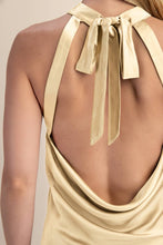Load image into Gallery viewer, Halter Neck Open Back Dress
