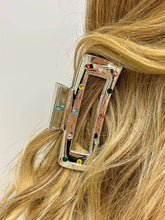 Load image into Gallery viewer, Silver Rhinestone Claw Clip
