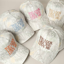 Load image into Gallery viewer, You Look Like You Love Me Embroidery Camo Cap
