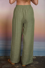 Load image into Gallery viewer, TEXTURED DRAWSTRING DETAIL WIDE LEG LOUNGE PANTS
