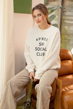 Load image into Gallery viewer, SOCIAL CLUB PRINT LONG SLEEVE KNIT TOP

