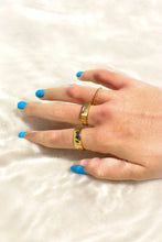 Load image into Gallery viewer, Stainless Steel Blank Gold Ring
