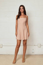 Load image into Gallery viewer, Gingham Tie Strap Mini Dress
