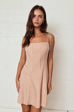 Load image into Gallery viewer, Gingham Tie Strap Mini Dress
