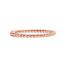 Load image into Gallery viewer, Stainless Steel Braided Stacking Ring - Hypoallergenic
