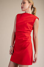Load image into Gallery viewer, Shoulder Pads Mini Dress

